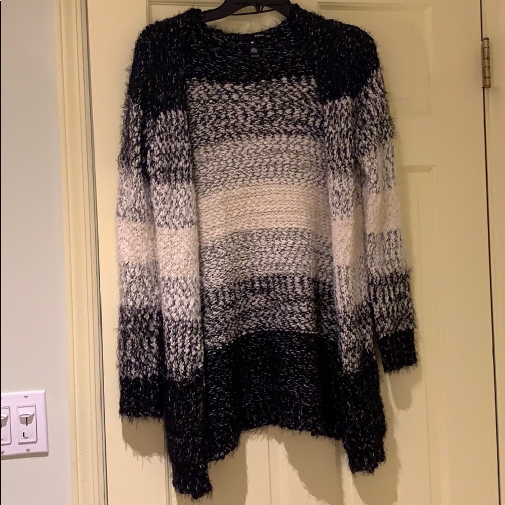 Aqua cardigan